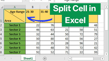 How to split cell in EXCEL.