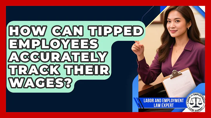 How Can Tipped Employees Accurately Track Their Wages? - Labor and Employment Law Expert