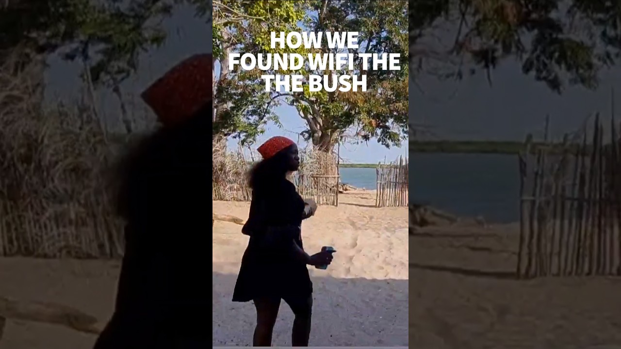 ⁣We had to walk far to get connected #windedvoyage #africatravel #sailinglifestyle #casamance