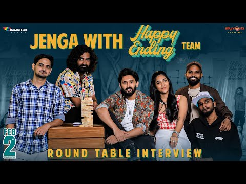 Jenga With Happy Ending Team | Round Table Interview | Yash Puri, Apoorva Rao |Happy Ending On FEB 2