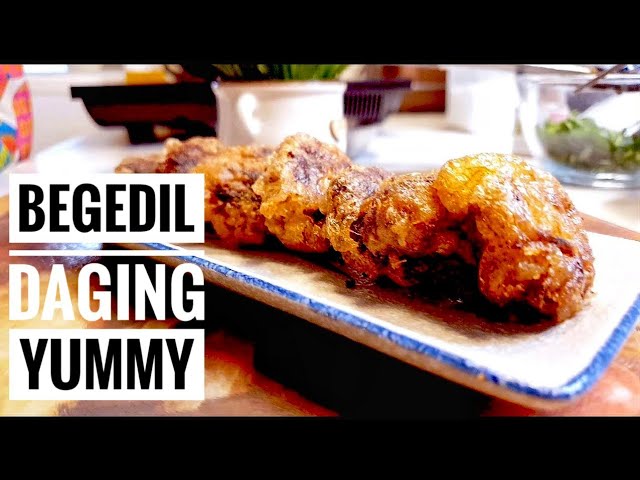 Begedil Daging Kentang Cara Mudah Homemade Yang Sedap Youtube