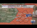 Scattered storms, flood risk amid high heat indices | June 19 forecast