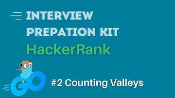 Hackerrank - Interview Preparation Kit - Warm-up Challenges - Counting Valleys (EP2)