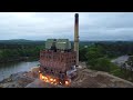 Demolition  gadsden steam plant boiler house and chimney