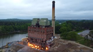 DEMOLITION | Gadsden Steam Plant Boiler House and Chimney