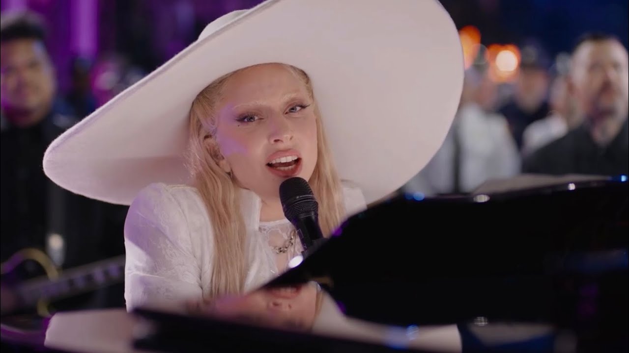 Lady Gaga performs “Hold My Hand” in New Orleans for the Super