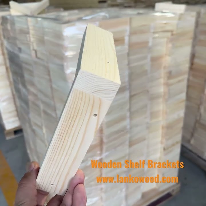 IKEA Wooden brackets for floating shelves manufactured by Lankowood