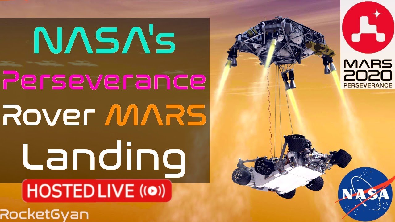 [Landing: 2:02:00] NASA's Mars 2020 Perseverance Rover Landing LIVE ...