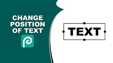 How to change the position of text in Photopea