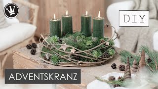 Thumbnail for DIY-ADVENTSKRANZ SELBER BINDEN mit Kiefer, Zypresse & Clematisranke zum natürlichen Weihnachtszauber