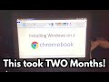 Installing Windows on a Chromebook