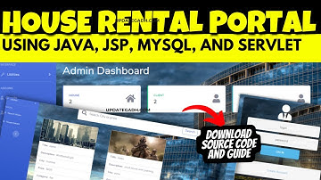 Final Year Project - House Rental Portal on Java, JSP, MySQL,  & Servlet with Guidance