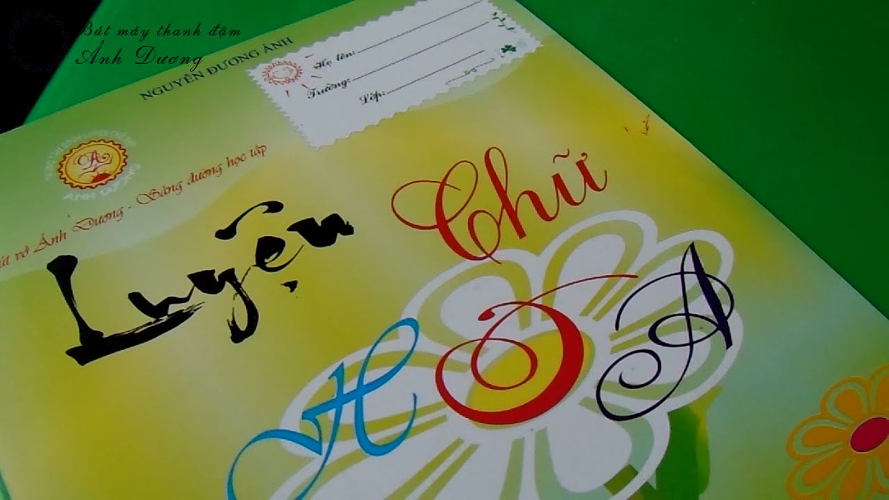 Cách viết chữ hoa sáng tạo