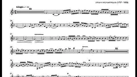 Michael Haydn - Trumpet Concerto in D - Wynton Mar...