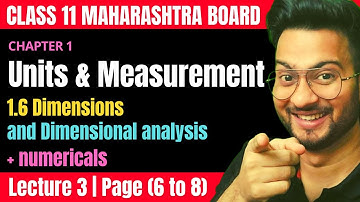 Units and Measurement Class 11th Science | Lecture 3 | Maharashtra Board