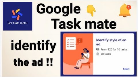task mate app || google task mate || taskmate identify style of an ad || task mate app referral code