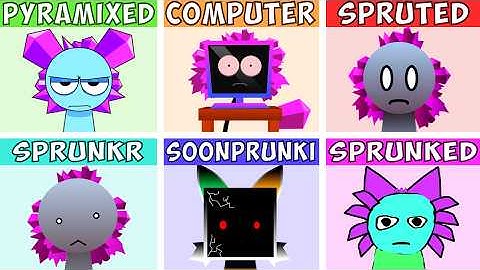 EVERY Incredibox Characters From PYRAMIXED | All New Versions Comparison