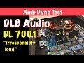 DLB Audio DL-700.1 Monoblock Strapped Amp Dyno Test AD-1