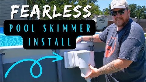 Installing A Skimmer On An Intex Pool