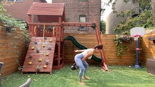 Kettlebell Mid Pull- swing version