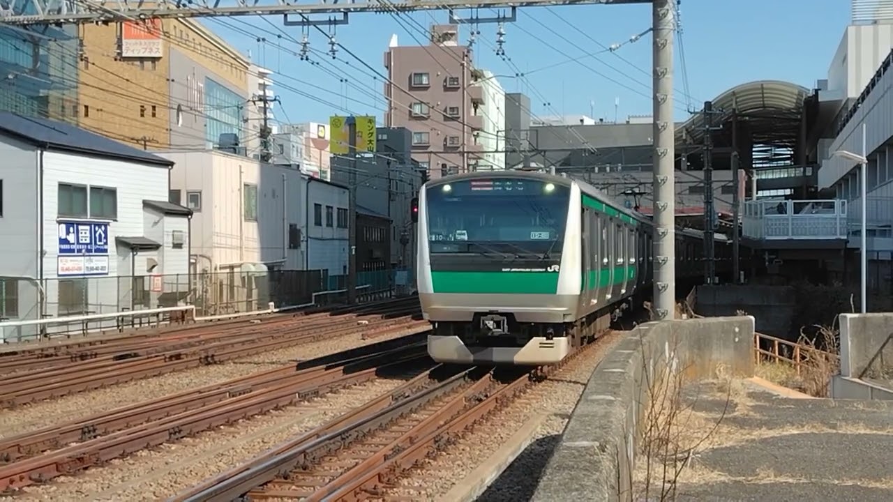 埼京線E233系7000番台ハエ110編成特急海老名行