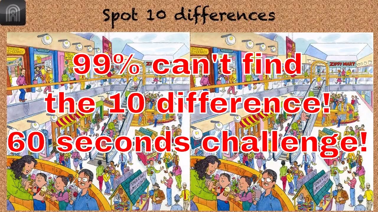 Spot the difference game.. 10 differences.. hardest ever! [Part 6