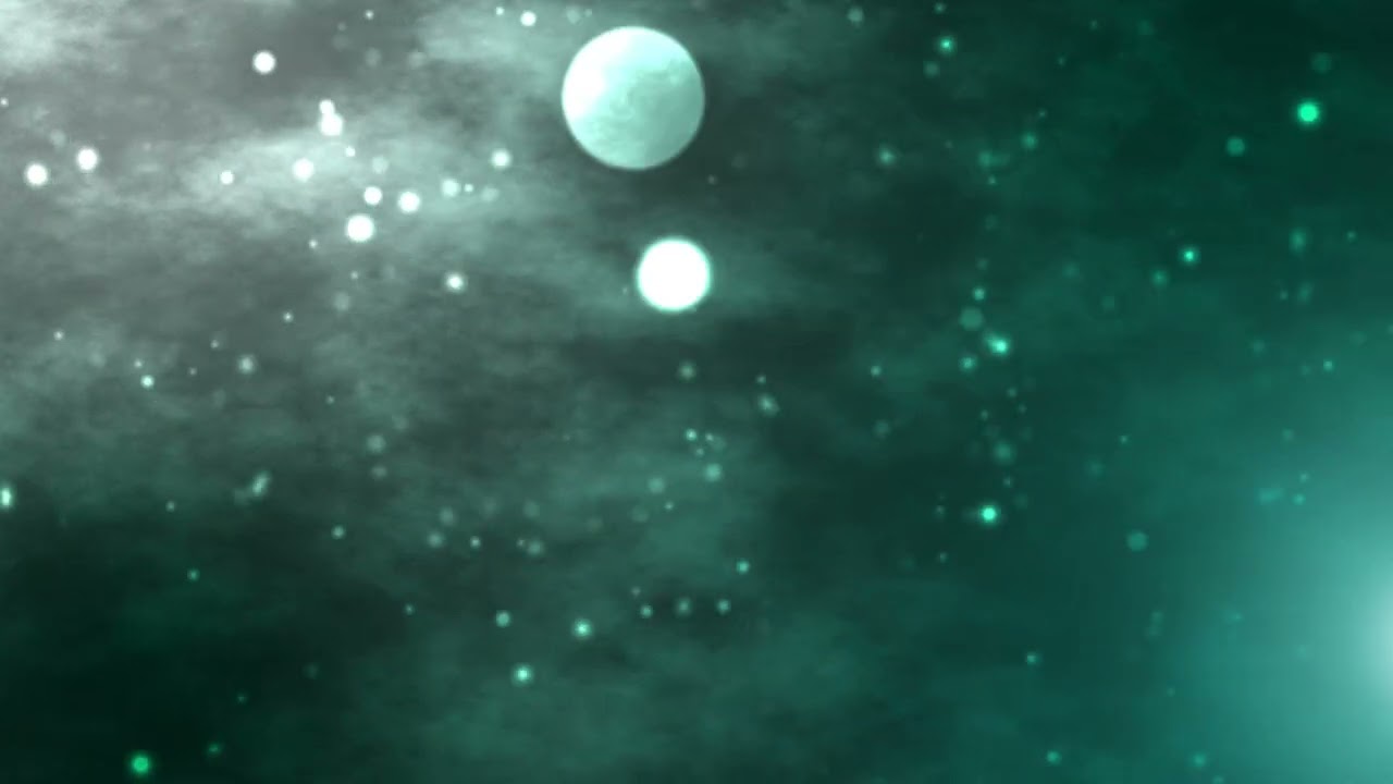 Screensaver | Smoke Ground Light Green Circle Particle Background Left Loop | No CR | Royalty Free.