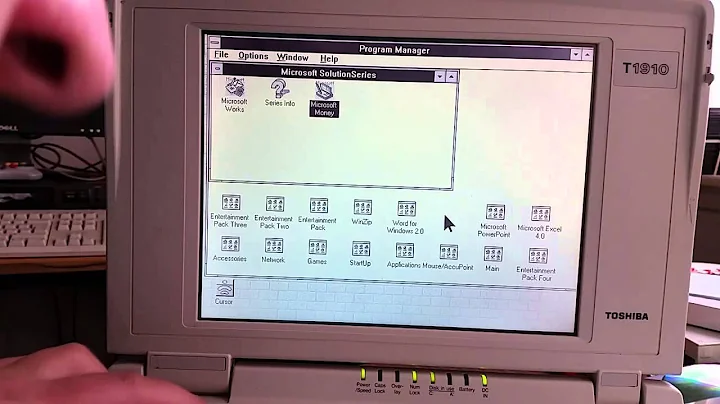 Toshiba T1910 Hands-On