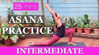 Yoga Practice for Strength, Balance & Flexibility | Intermediate Workout | Yogalates with Rashmi