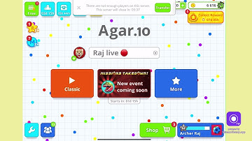 Live 🛑 Agar.io Mobile , I Pad Pro M1, M2 full game play, Party Code, Mod, Macro Agario | Archer Raj