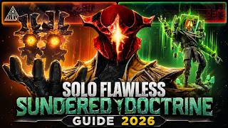 Solo FLAWLESS Sundered Doctrine UPDATED 2026 Guide | Destiny 2 | EXCLUSIVE Emblem