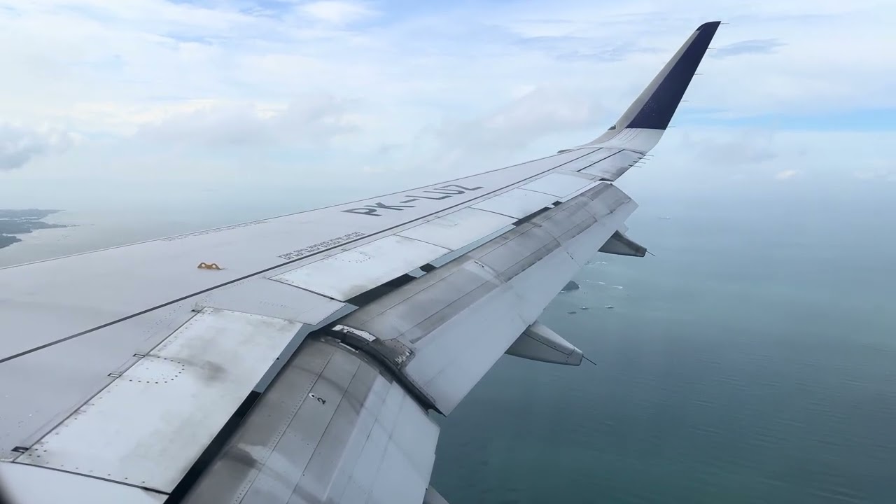 Batik Air A320 Landing in CGK, Jakarta