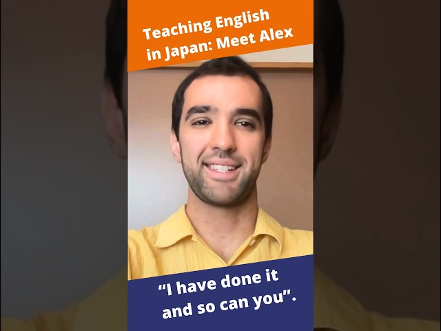 Teaching English in Japan: Meet Alex