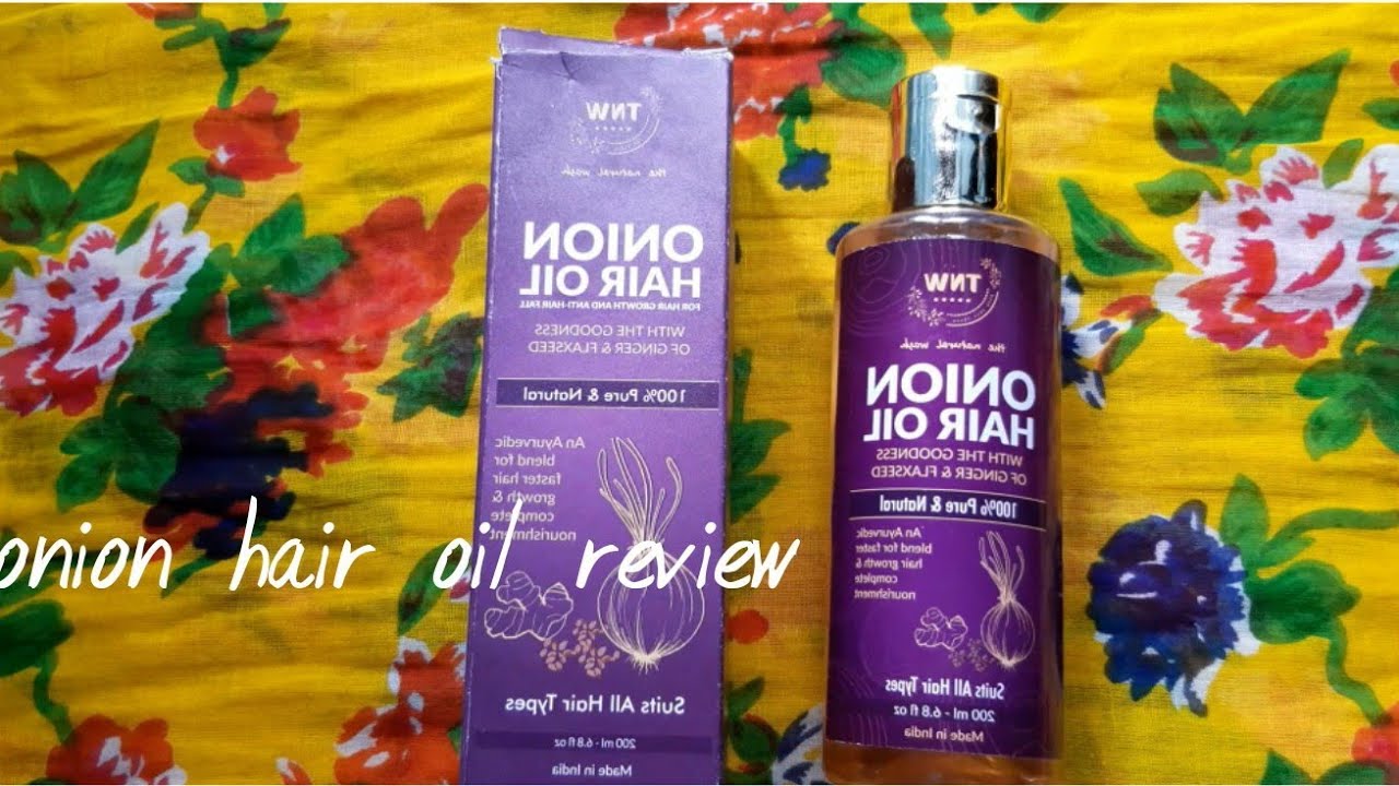 TNW onion hair oil best hair oil found in 2020 Review YouTube