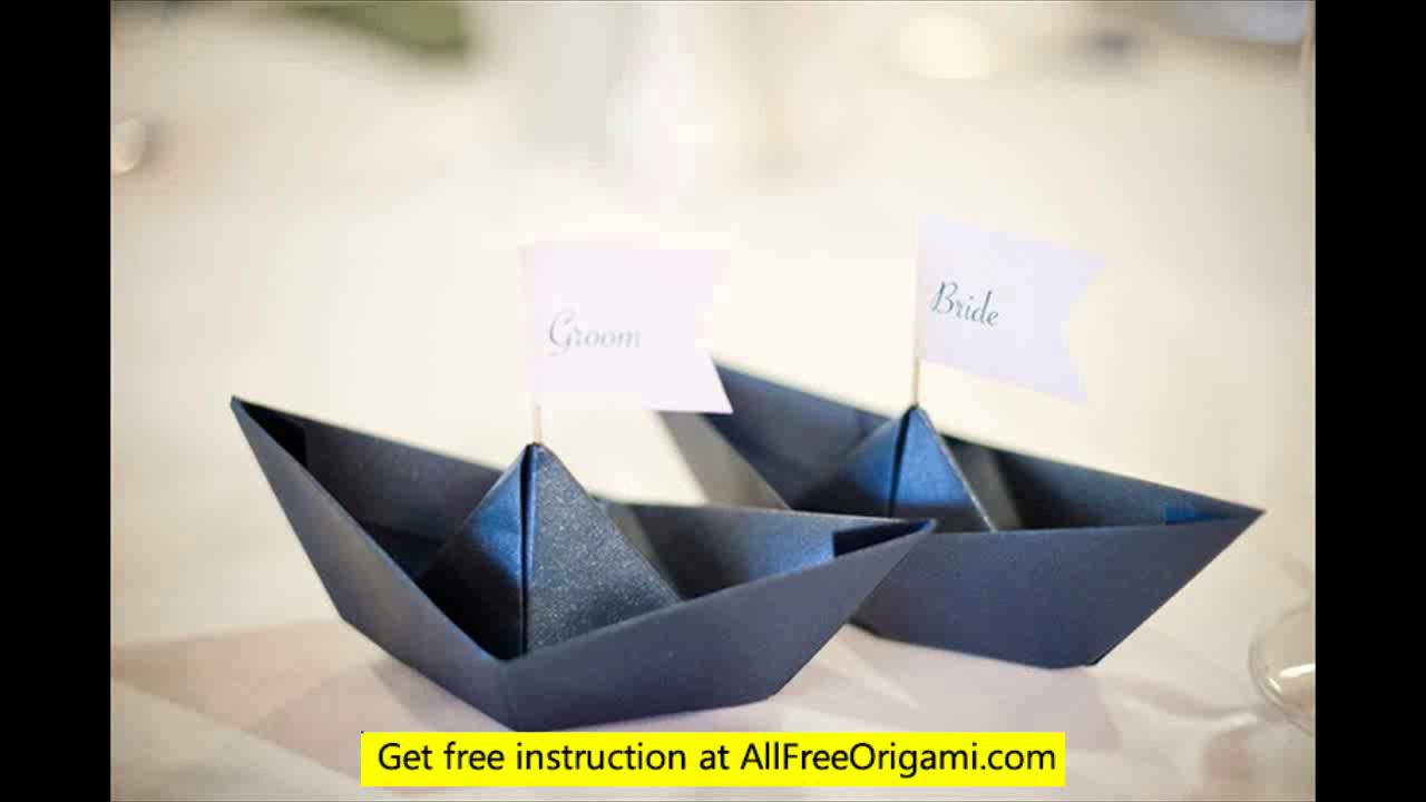 origami boat building folding the hull YouTube