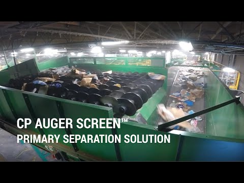 CP Auger Screen™ - Primary Separation Solution for a MRF