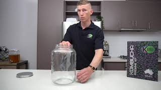 How to assemble tap to jar correctly to avoid leaking on your Kombucha jar.