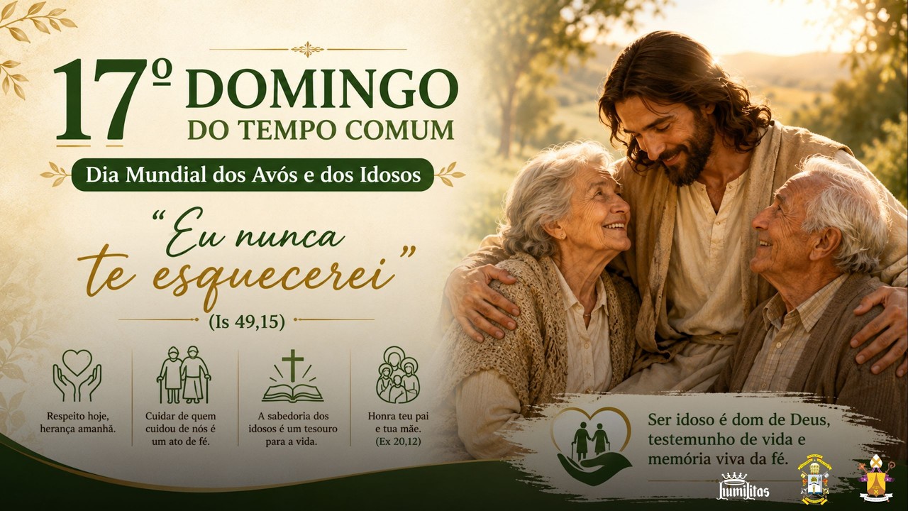 Santa Missa - 17º DOMINGO DO TEMPO COMUM - 26/07/2026 - 16H