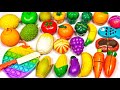 How to Cutting Fruits and Vegetables ASMR | APPLE mixing Squishy | Satisfying Video