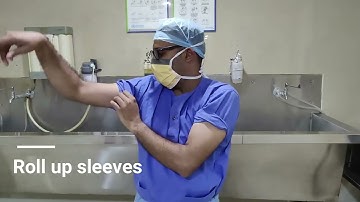 Surgical scrubbing for MRCS / OSCE