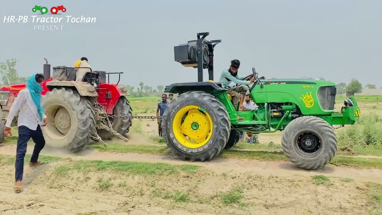 Sonalika 750 sikandar vs Johndeere 5050D tractor tochan video by Nishu Deshwal