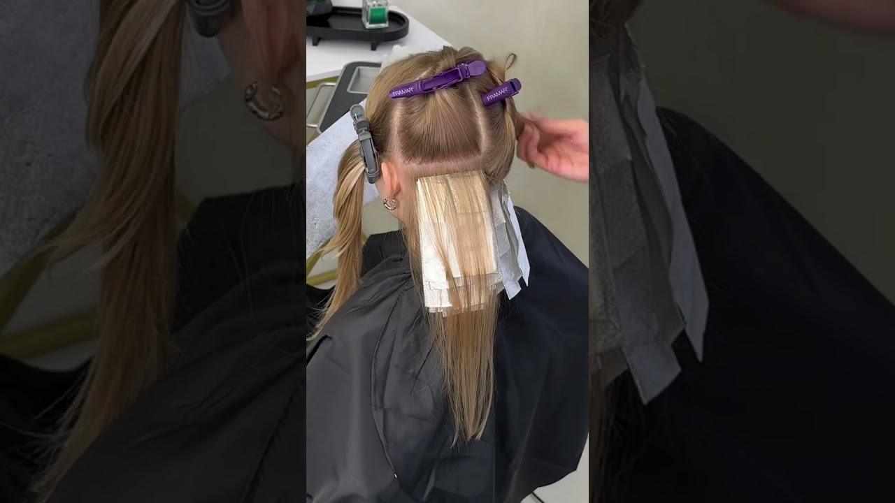 Рельефный блонд с максимальным сохранением качества волос!