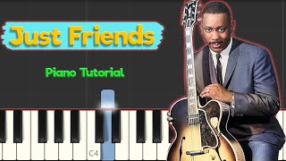 Just Friends - Jazz Piano Tutorial ( with improvisation MODES tips )