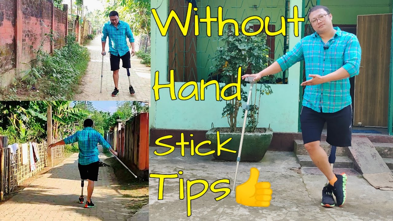How To Walk With Your Prosthetic Leg🦿 Without Hand Stick || Handstick ...