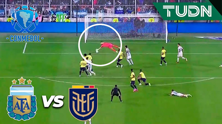 ¡GALINDEZ le robó un GOLAZO A MESSI! | Argentina 0-0 Ecuador | CONMEBOL-Eliminatoria 2023 | TUDN