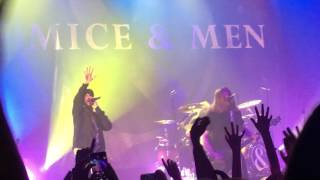 Of Mice & Men – Would you still be there, 1.10.16, Manchester Apollo