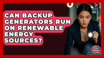 Can Backup Generators Run on Renewable Energy Sources? | Your Emergency Planner