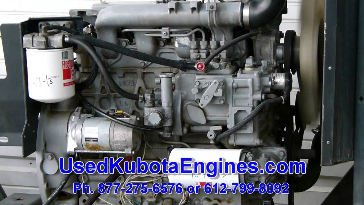 Used Kubota V2203 Engine For Sale Ph. 6127998092 Ser.1U2464 YouTube