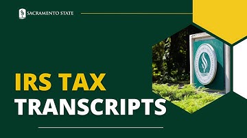 How To Submit: IRS Tax Transcripts