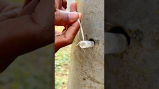 Collection Water From Inside The Pot